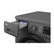 LG 7kg Front Load Washing Machine, Black, F2J3HYL6J, F2J3HYL6J, thumbnail 5