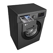LG 7kg Front Load Washing Machine, Black, F2J3HYL6J, F2J3HYL6J, thumbnail 8