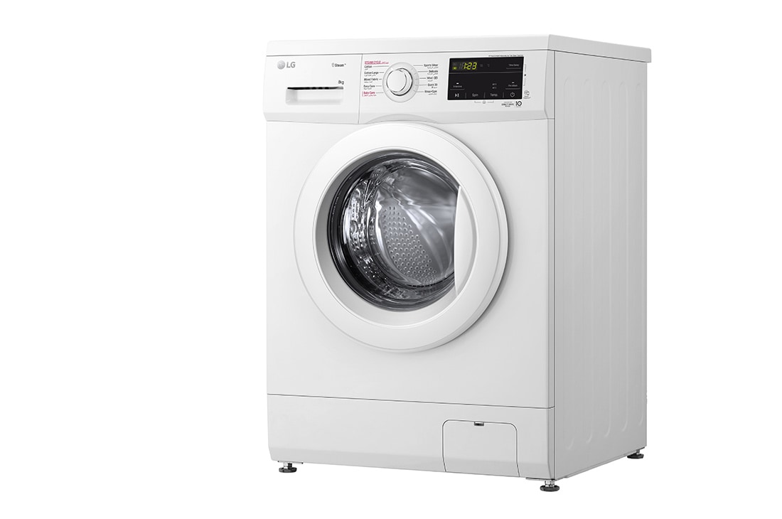 LG 8kg Washing Machine, Direct Drive, White, F4J3TYL3W, F4J3TYL3W, thumbnail 11