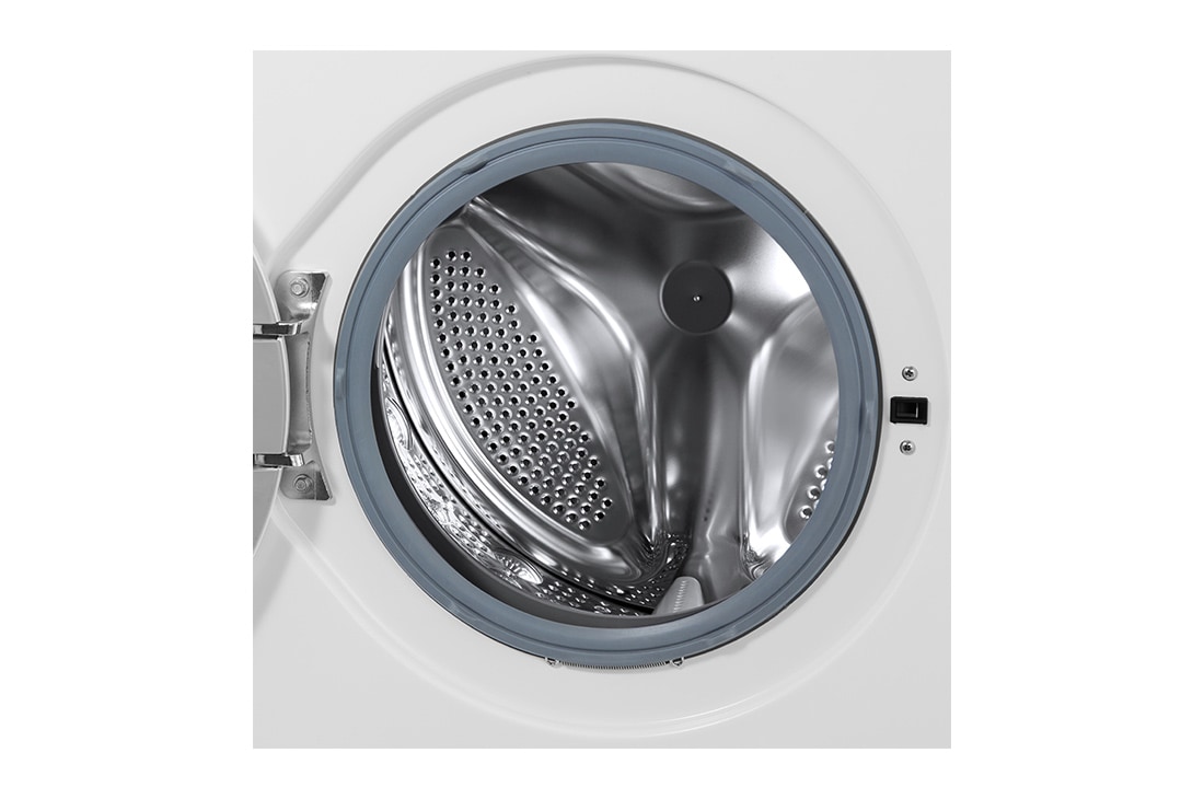 LG 8kg Washing Machine, Direct Drive, White, F4J3TYL3W, F4J3TYL3W, thumbnail 3