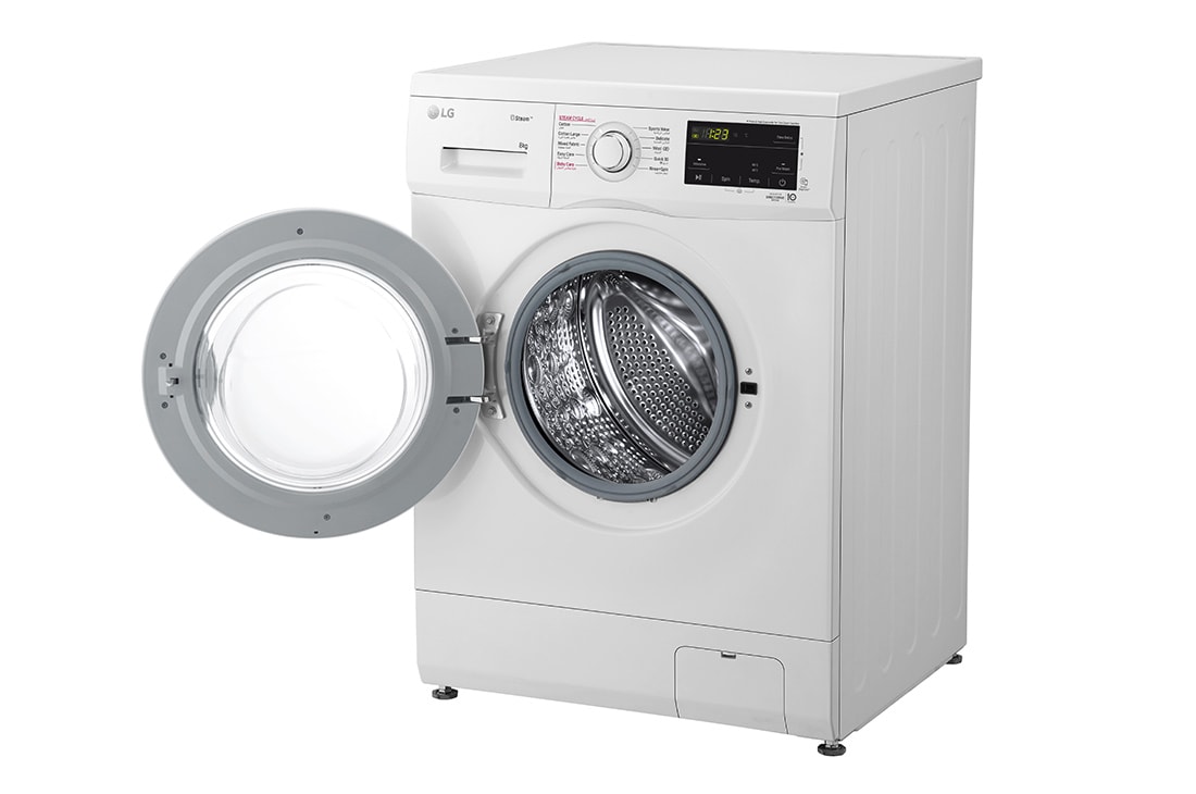 LG 8kg Washing Machine, Direct Drive, White, F4J3TYL3W, F4J3TYL3W, thumbnail 6