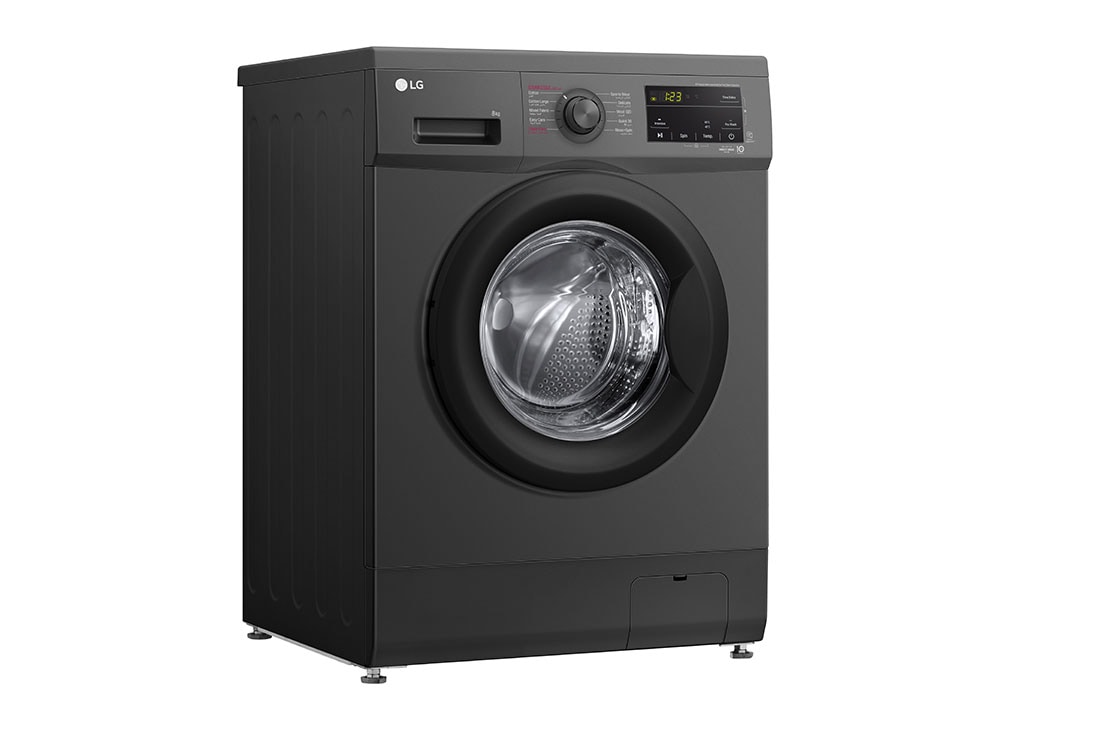 LG 8kg Front Load Washing Machine, Black, F4J3TYG6J, F4J3TYG6J, thumbnail 10