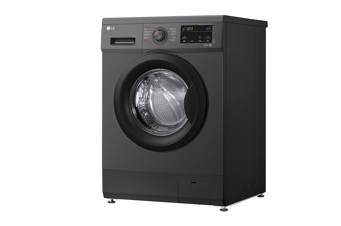 LG 8kg Front Load Washing Machine, Black, F4J3TYG6J, F4J3TYG6J, thumbnail 9