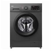 LG 8kg Front Load Washing Machine, Black, F4J3TYG6J, F4J3TYG6J, thumbnail 1