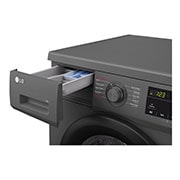 LG 8kg Front Load Washing Machine, Black, F4J3TYG6J, F4J3TYG6J, thumbnail 5