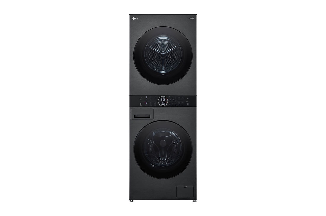 LG 2024 LG WashTower™ 24'' - 12kg washer, 10kg dryer, Front view Light ON, W4W8LVKKZHM