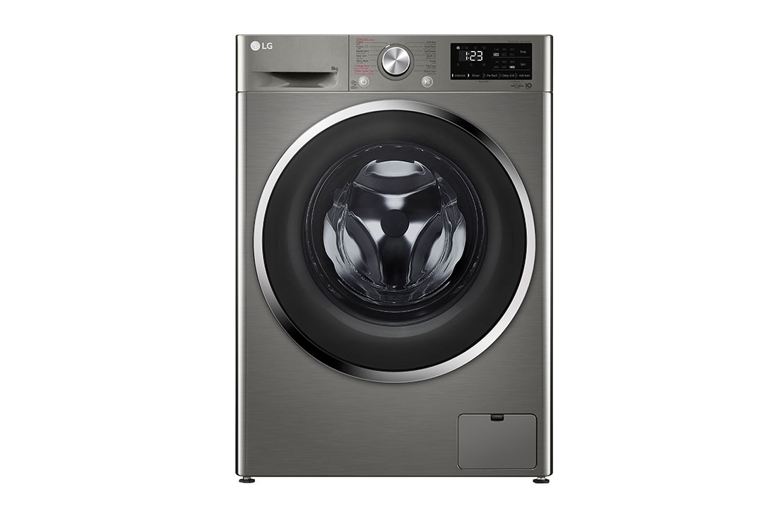 Buy LG 2023 8kg Front Load Washing Machine, Black Online in UAE