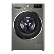 LG 2023 LG Vivace Washing Machine 8kg, Platinum Silver, Front View, F4R6TYGCP, thumbnail 1