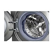 LG 2023 LG Vivace Washing Machine 8kg, Platinum Silver, Drum, F4R6TYGCP, thumbnail 4