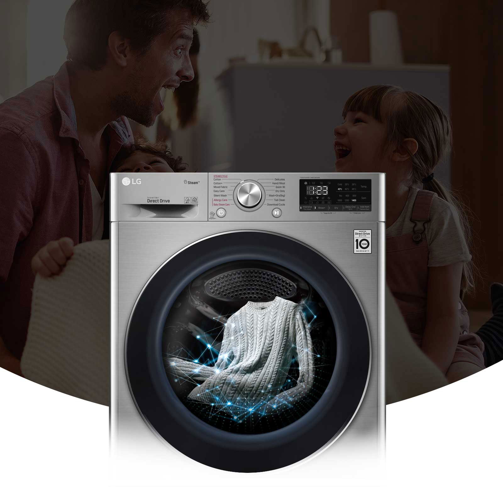 Intelligent Care with 18% More Fabric Protection