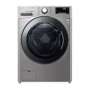 LG 24Kg Front load washing machine, Stainless Steel colour, Steam™, ), 6 Motion DD Motor, ThinQ™ (Wi-Fi),, Front, F0P3CYVDT, thumbnail 1