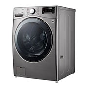 LG 24Kg Front load washing machine, Stainless Steel colour, Steam™, ), 6 Motion DD Motor, ThinQ™ (Wi-Fi),, right view, F0P3CYVDT, thumbnail 10