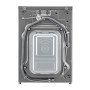 LG 24Kg Front load washing machine, Stainless Steel colour, Steam™, ), 6 Motion DD Motor, ThinQ™ (Wi-Fi),, back view, F0P3CYVDT, thumbnail 14