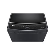 LG 17.5 KG Top Load Washing Machine with AIDD, Auto Tub Clean, Full Stainless Steel Tub, ThinQ™, Stainless Steel, Top perspective view, T18H9EFHTP, thumbnail 3