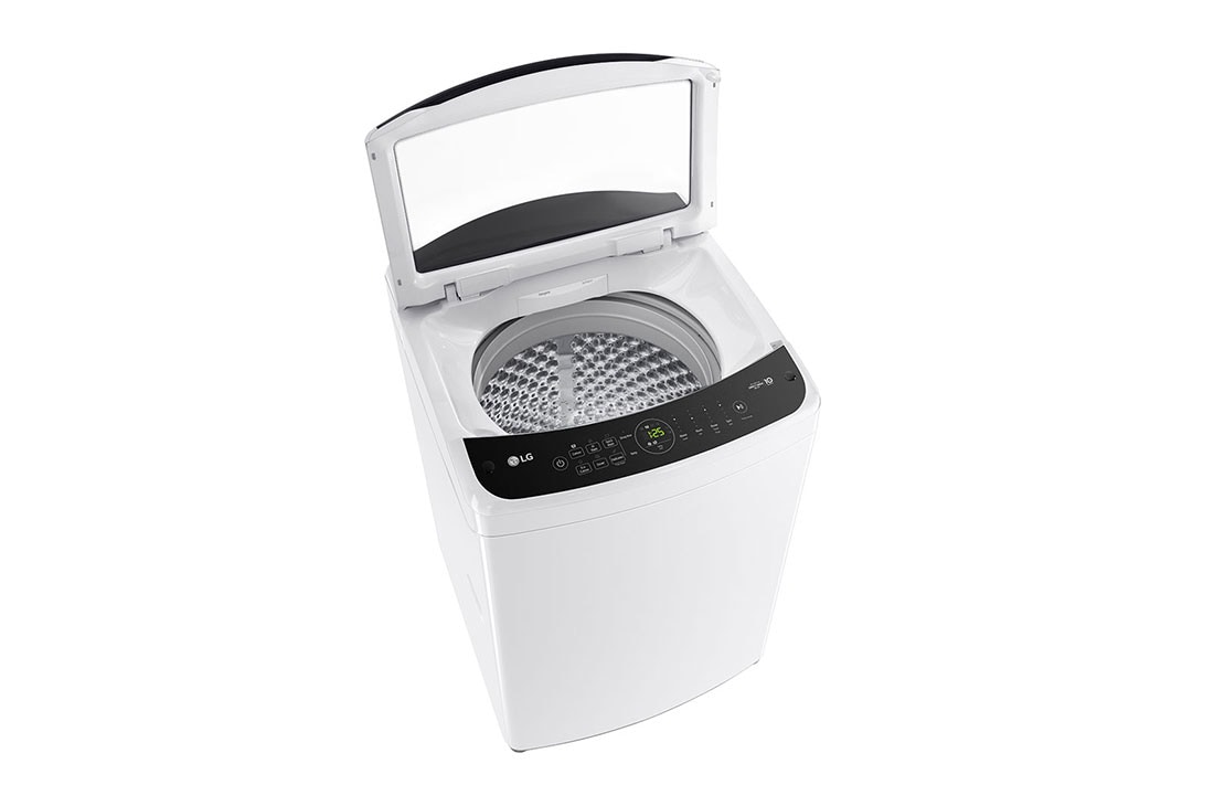LG  LG 13 KG Top Load Washing Machine with AIDD, Turbo Wash3D, Turbo Drum, opLeftPerspective_Open, T13H3SDHTW, thumbnail 13