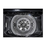 LG 15 Kg Top Load Washing Machine, AIDD, Tub Clean, Full Stainless Steel Tub, ThinQ™, Middle Black Colour, Drum, T15H7EHHTP, thumbnail 6