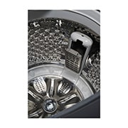 LG 15 Kg Top Load Washing Machine, AIDD, Tub Clean, Full Stainless Steel Tub, ThinQ™, Middle Black Colour, Drum, T15H7EHHTP, thumbnail 8