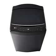 LG 15 Kg Top Load Washing Machine, AIDD, Tub Clean, Full Stainless Steel Tub, ThinQ™, Middle Black Colour, Top Perspective, T15H7EHHTP, thumbnail 10