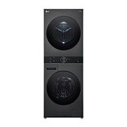 LG 2024 WashTower™ 24'' - 12kg washer, 10kg dryer, Front view Light ON, W4W8BVKKZHM, thumbnail 1