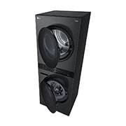LG 2024 WashTower™ 24'' - 12kg washer, 10kg dryer, Top Right Perspective Open, W4W8BVKKZHM, thumbnail 9