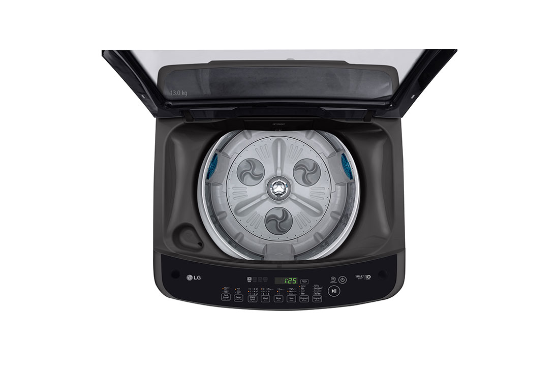 LG 13kg Smart Inverter top load washing Machine with Smart Diagnosis™, 2024, Top View, T1388NEHV2, thumbnail 4