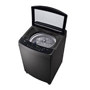 LG 13kg Smart Inverter top load washing Machine with Smart Diagnosis™, 2024, perspective top door open view, T1388NEHV2, thumbnail 10