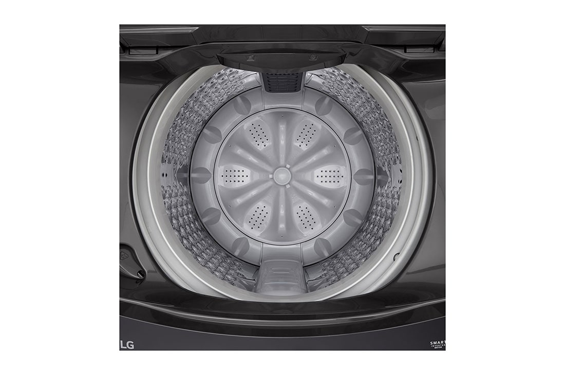LG 12kg Top Load Washer, Smart Inverter and Turbo Drum, 2024, Detergent port and Drum view, T18V1NDHT2C, thumbnail 4