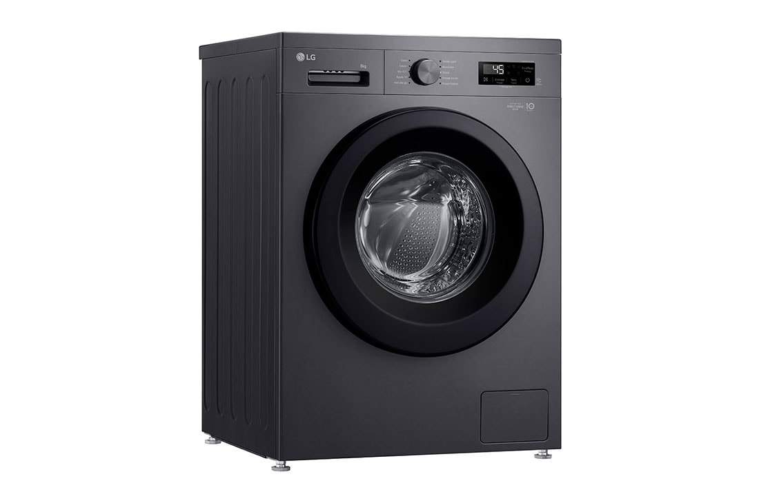 LG 9Kg Front Load Washing Machine, 2024, Right side view, F2Y1VYP6J, thumbnail 8