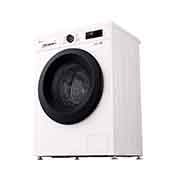 LG New 7kg Front Load Washing Machine with Direct Drive Motor, 6 Motion Power Wash, Tub Clean, and Smart Diagnosis, 2025, perspective view, F2Y1HYP65P, thumbnail 12