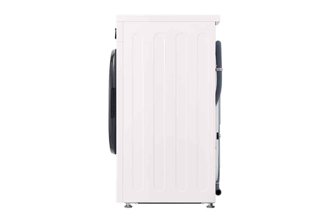 LG New 7kg Front Load Washing Machine with Direct Drive Motor, 6 Motion Power Wash, Tub Clean, and Smart Diagnosis, 2025, side view, F2Y1HYP65P, thumbnail 13