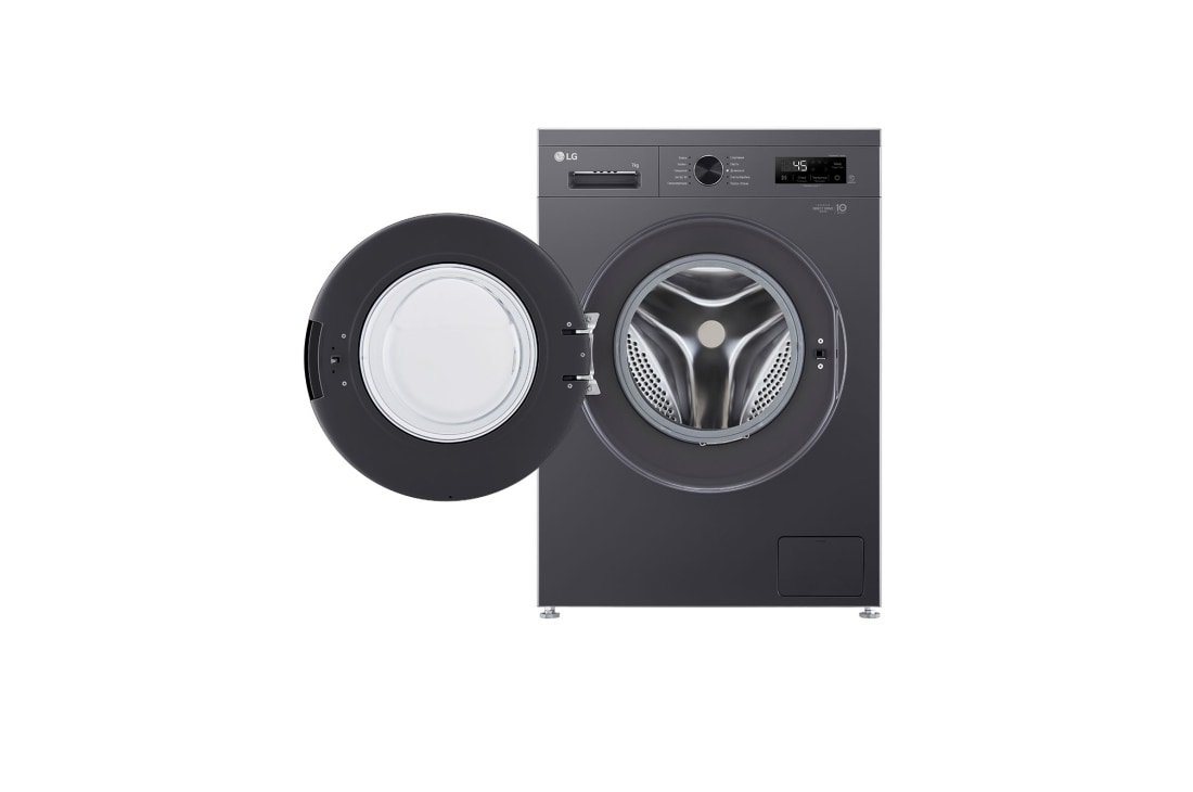 LG New 7kg Front Load Washing Machine with Direct Drive Motor, 6 Motion Power Wash, Tub Clean, and Smart Diagnosis, 2025, F2Y1HYP6J, thumbnail 2
