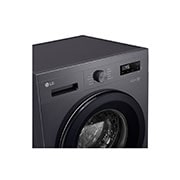 LG New 8kg Front Load Washing Machine with Direct Drive Motor, 6 Motion Power Wash, Tub Clean, and Smart Diagnosis, 2025, controller knob view, F2Y1TYP6JP, thumbnail 3