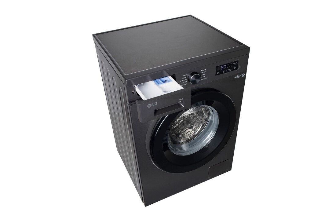 LG 8kg Front Load Washing Machine, 6 Motion Direct Drive, Smart Diagnosis, LVF0800PBPC, thumbnail 9