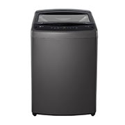 LG 18kg Top Load Washing Machine with Smart Inverter and Turbo Drum Tub, Middle Black, Front view, T18V1NDHT2, thumbnail 1