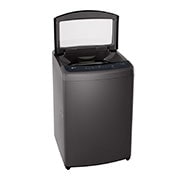 LG 18kg Top Load Washing Machine with Smart Inverter and Turbo Drum Tub, Middle Black, Top perspective view, T18V1NDHT2, thumbnail 9