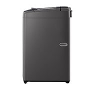 LG 18kg Top Load Washing Machine with Smart Inverter and Turbo Drum Tub, Middle Black, side perspective, T18V1NDHT2, thumbnail 15