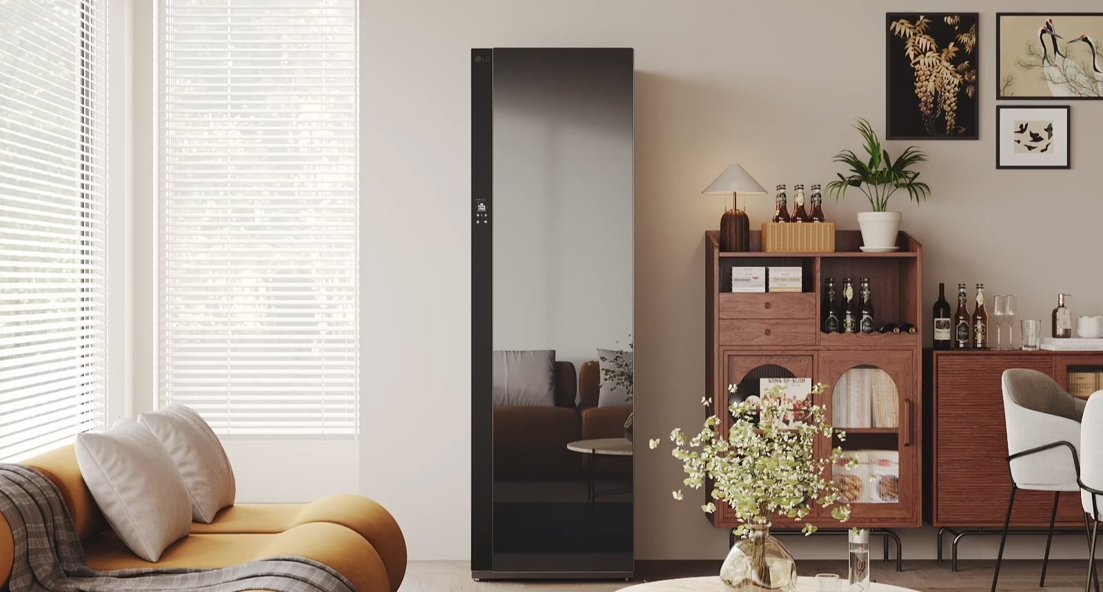 Video showing that LG Styler suits a variety of spaces and circumstances