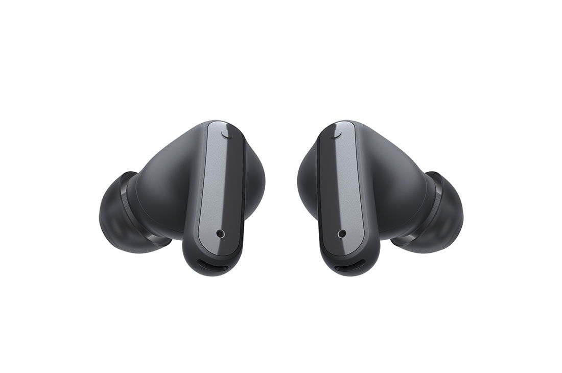 LG TONE Free FP5 - Enhanced Active Noise Cancelling True Wireless Bluetooth Earbuds, A backside 45 defrees low angle of two earbuds., TONE-FP5, thumbnail 8