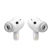 LG TONE Free FP5W - Enhanced Active Noise Cancelling True Wireless Bluetooth Earbuds, A top view of cradle opened up with mood lighting on., TONE-FP5W, thumbnail 4