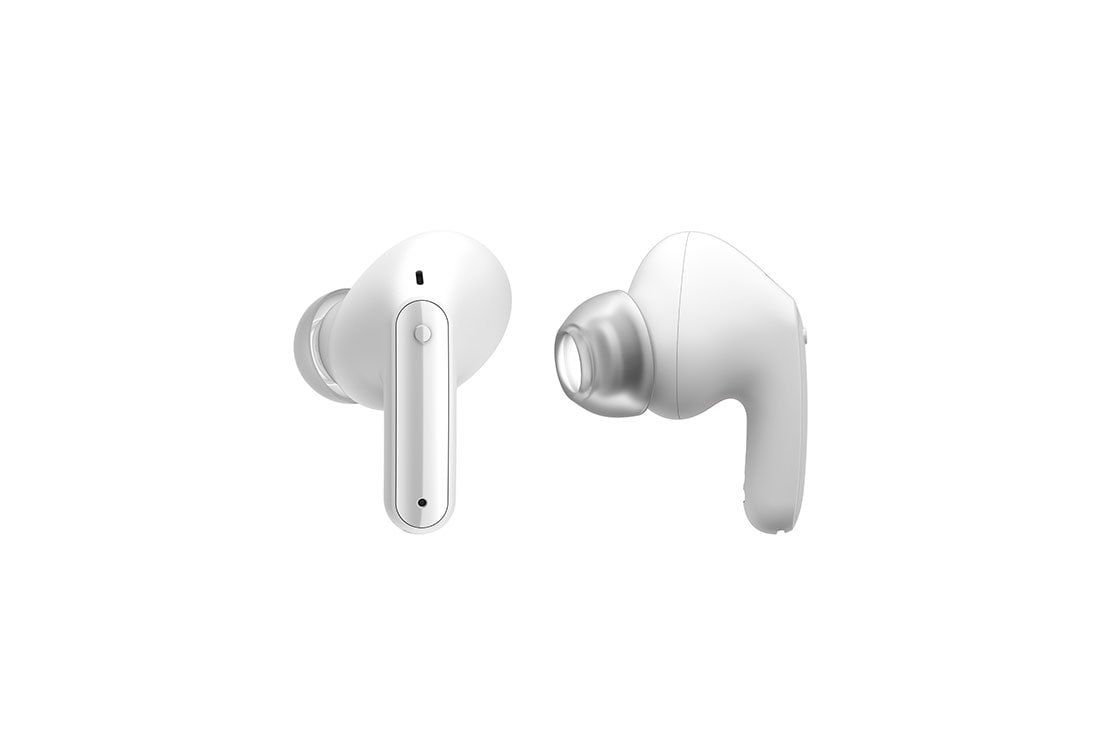 LG TONE Free FP8W - Enhanced Active Noise Cancelling True Wireless Bluetooth UVnano Earbuds, One side of the earbuds is facing from the front and the other side is looking from the side., TONE-FP8W, thumbnail 9