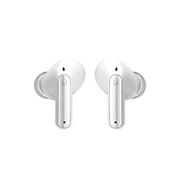 LG TONE Free FP8W - Enhanced Active Noise Cancelling True Wireless Bluetooth UVnano Earbuds, A backside view of two earbuds' tips facing each other., TONE-FP8W, thumbnail 4