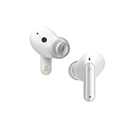 LG TONE Free FP8W - Enhanced Active Noise Cancelling True Wireless Bluetooth UVnano Earbuds, A front view of two earbuds' tips facing each other., TONE-FP8W, thumbnail 5