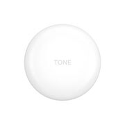 LG TONE Free FP8W - Enhanced Active Noise Cancelling True Wireless Bluetooth UVnano Earbuds, A top view with cradle closed., TONE-FP8W, thumbnail 11