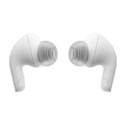 LG TONE Free T90 Dolby Atmos Earbuds - White, The two earbud tips are facing each other., TONE-T90Q, thumbnail 7