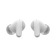 LG TONE Free T90 Dolby Atmos Earbuds - White, The backs of the two earbuds are shown turned 15 degrees towards the front., TONE-T90Q, thumbnail 10