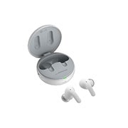 LG TONE Free T90 Dolby Atmos Earbuds - White, The top side of the closed cradle is seen from above., TONE-T90Q, thumbnail 15