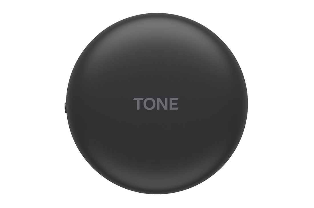 LG TONE Free T90 Dolby Atmos Earbuds - Black, The top side of the closed cradle is seen from above., TONE-T90Q, thumbnail 15