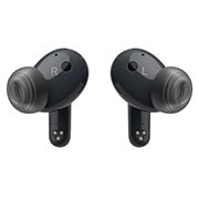 LG TONE Free T90 Dolby Atmos Earbuds - Black, The back side of the earbuds are shown side by side., TONE-T90Q, thumbnail 5