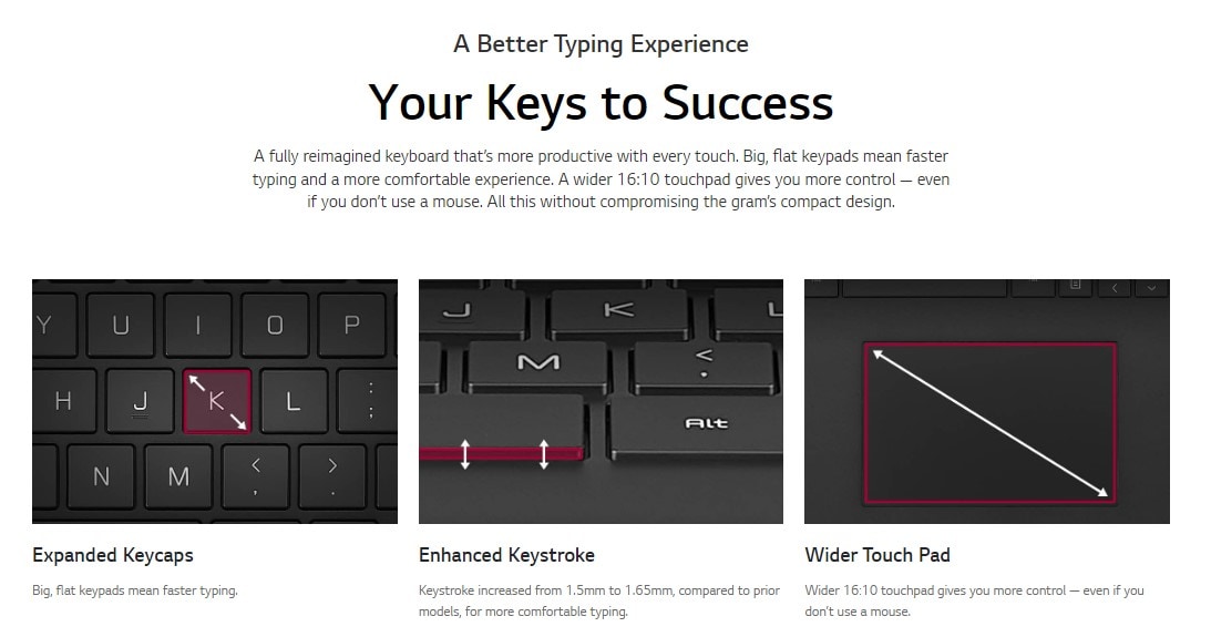 LG Gram For A Better Typing Experience
                    