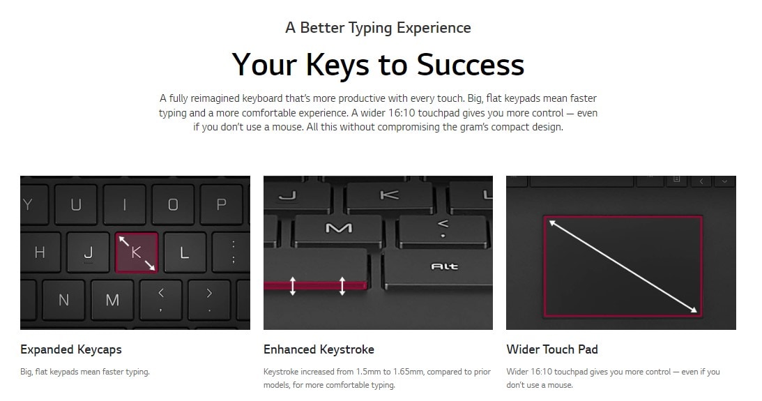 LG Gram For A Better Typing Experience